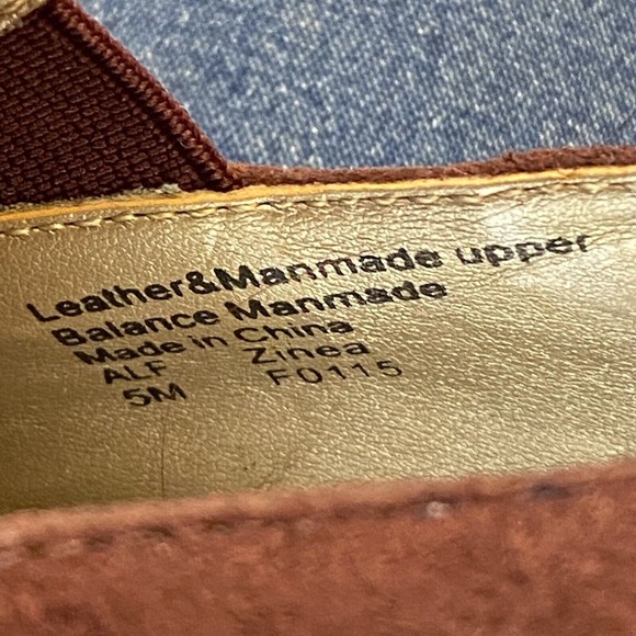 Alfani Step n Flex Zinea Maroon Leather Granny Heel Bootie Sz 5M EUC GrandmaCore - Picture 5 of 8